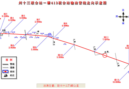 中亚石油公司  肇413站-州十三联合站输油管线