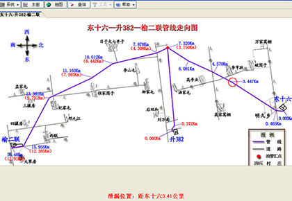 大庆油田采油十一厂  东十六–升382站–榆二联输油管